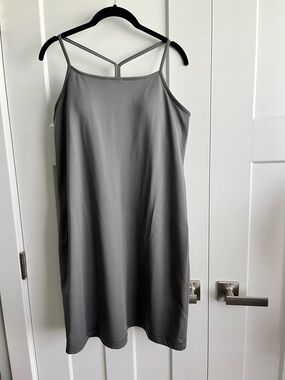 Pure Jill Fit Gray Athletic Dress Sz M